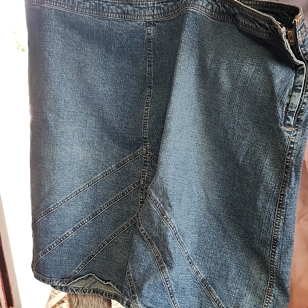 Venezia Blue Denim Skirt